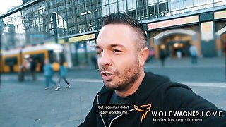 German Scout and AnastasiaXXX's natural tits trailer by Wolf Wagner Love