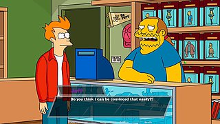 Lustfield orgy game hentai parody with wild sex action featuring Marge Simpson