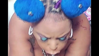 On My Knees Worshipping a Monster Black Cock - Sloppy Deep-throat Until My Eyes Water