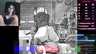 Cutie Asian Streamer Gabbi Masturbating to Girls Masturbating Playing Gooning Game Ruined Orgasms