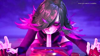 3D hentai with cock sucking action from femdom mistress and witches in faphouse