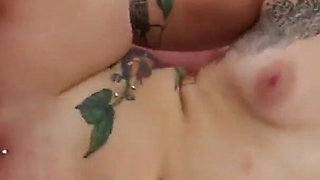 Teen Tiffany Taylor plays with toys and a big cock for the final cumshot
