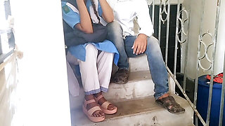 Indian school girl fucked by her boyfriend when no one in school