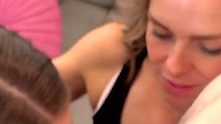 Nadia Foxx & Serenity Cox Share 2 Guys at Games Night and Eat Creampie / Hotwife