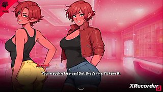 Naughty Student Azazel Blows Her Professor At the Mall!
