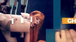 GloryholeSecrets - Juicy Brunette Swallows Tons Of Cum At The Gloryhole