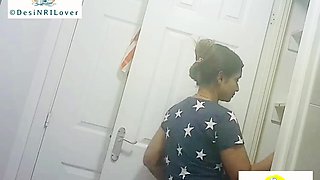 Hiddencam Bathroom Video Of Desi NRI Indian Bengali Bhabhi Doing Night Skincare Routine