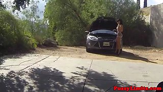 Dominated slut fucked aggressively