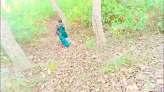 Desi Village Bhabhi RadhaDevi Hardcore Fuck in Jungle - Indian Aunty Sex