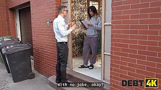 Hot Latina Charlie Dean Pays Debt With Sex - Megan Nicole Seduces For Big White Cock Action