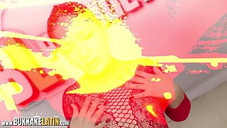 Bukkake Latin - Rosex Argentina big ass gets gallons of cum.: Blowjob, Babe  Cumshot Porn