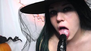 Sexy teen ebony solo toy masturbation