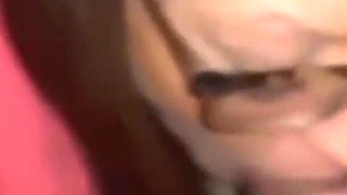 Sucking Dick & Gagging on His Monster Cock