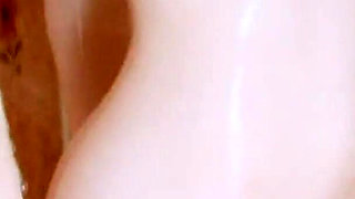 Shower Masturbation Ecstasy with Pulsing Pussy Toy