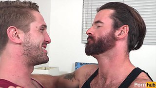 Homemade gay porn featuring passionate ass-eating and intense rimming