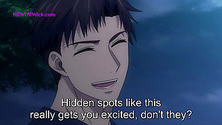 ''Moaning Under the Moonligh'' Her Pussy Got Wrecked in Public - Anime Hentai Porn(ENG)