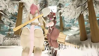 SURVIVING THE NIGHT AND GETTING FUCKED IN THE WOODS BY A FUTANARI! - The Haunted Acres