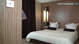 18 Year Sandy Plays with Sex Toy During Porn Casting