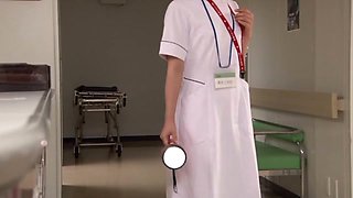 Japanese Nurse Comforts Her Patient