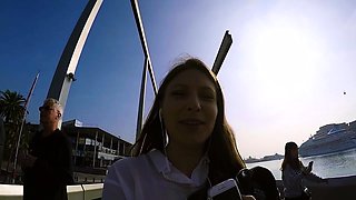 Teen Cute Italian Brunette Solo At