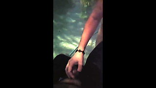 Naughty MILF Giving Handjob to Step Son