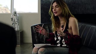 Bella Thorne shows some of her tits