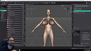 Building the Leticia Scene Body Morphing Part 1 (Daz based)