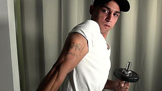 Showing off hot muscular body of gypsy boy Ignacio Ramos