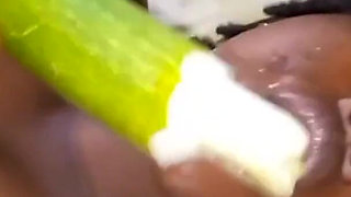Fucking My Mouth with a Cucumber