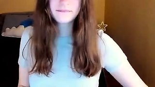 Brunette Solo Webcam Masturbation