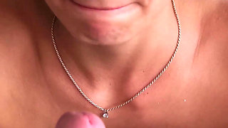Step Sis Swallow Cum After Blowjob for Evening Ride at Party