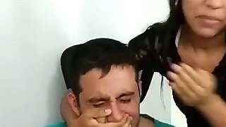 Spitting Step-sisters Loves Hand Over Mouth Domination