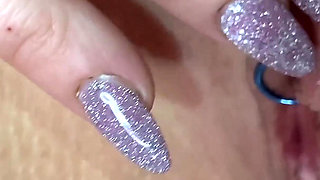 Hairy Pussy Flow Juice From Bliss in Very Close-up 4K