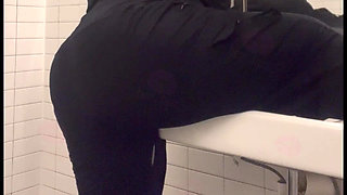 These Bathrooms Are Out of Order but Im Horny so I Locked Myself in!