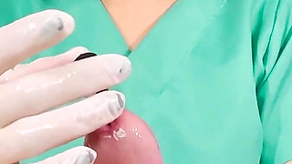 Nurse Dominafire Sounding Chastity Slave