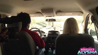 Naughty Alysha The Handy Van: Big Tits, Milf  Blonde Porn