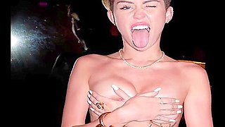 Nude &amp; Playful Miley Cyrus