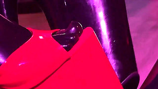 Rubber & Ava Fetishart Give Perv a Latex Footjob Part 1