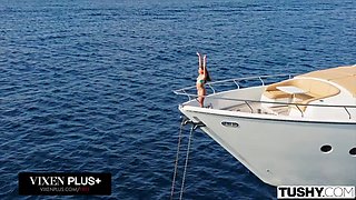 Baby is willing to loosen up her bedroom boundaries for an older guy who knows his way around a woman's body, and at a weekend party she's on the hunt for a guy of the right vintage.