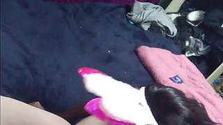 A Naughty Princess Gives Step Daddy Nice Blowjobs Before School