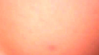 Lucky brunette gangbanged hard in her pussy in close up