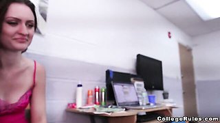 Horny Abella Anderson and Bibi Jones - latina xxx - College Rules