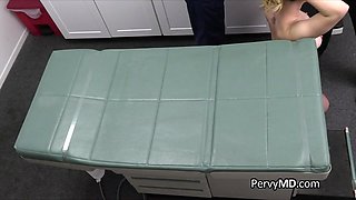 Testing surrogacy on doctors cock while nurse watches