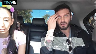 Sona bella hooks up with Big Cock on the rail home