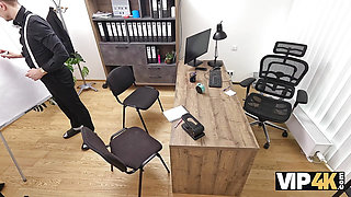 VIP4K. My first experience with OFFICE GLORY HOLE
