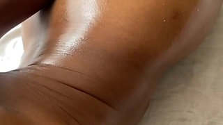 Ebony with Big Oiled Ass
