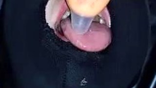 Fetish bdsm anal dildo play