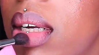 Lipstick Tutorial Worship and JOI Goddess Worship Lipstick Fetish Feminization Sissy Training Mouth Worship