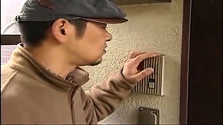 Buxom Japanese housewife enjoys every deep thrust of cock