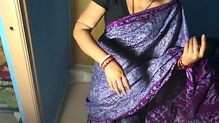 Newly Married Indian Wife Hot Romance and Kissing Scenes, Boobs Sucking